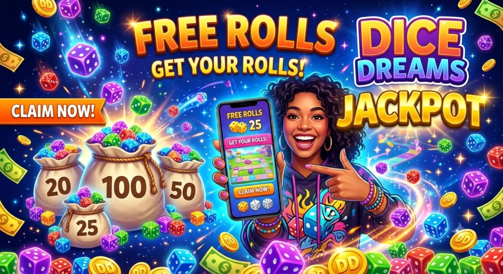 How to Get Dice Dreams Free Rolls 2026